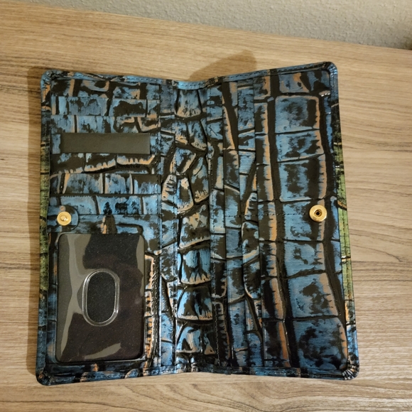 NEW Leather Brahmin MARITIME CELTICA Ady Slim Wallet NWT - Picture 6 of 9